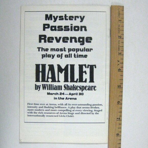 Streetcar Named Desire Arena Stage Program 1978 Tennessee Williams Washington DC - Picture 6 of 6